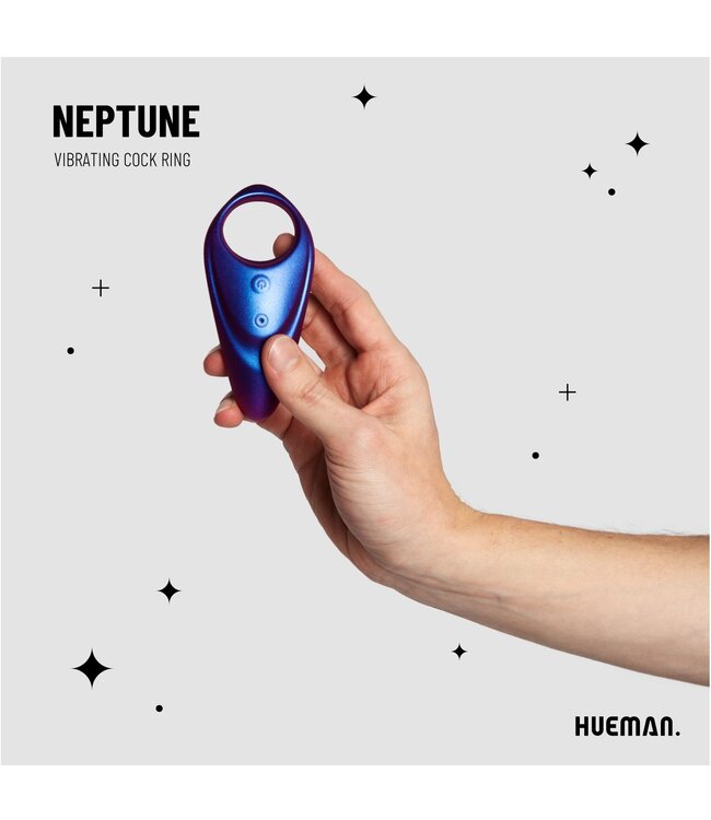 Hueman Hueman - Neptune Vibrerende Cockring + Afstandsbediening