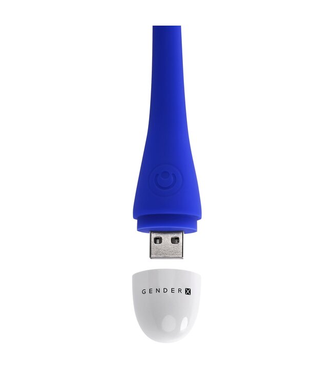 Gender X Evolved - Play Ball Vibrator - Blauw