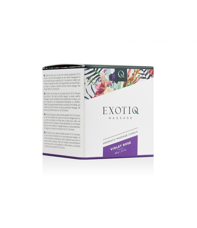 Exotiq Exotiq Massagekaars Violet Rose - 60g