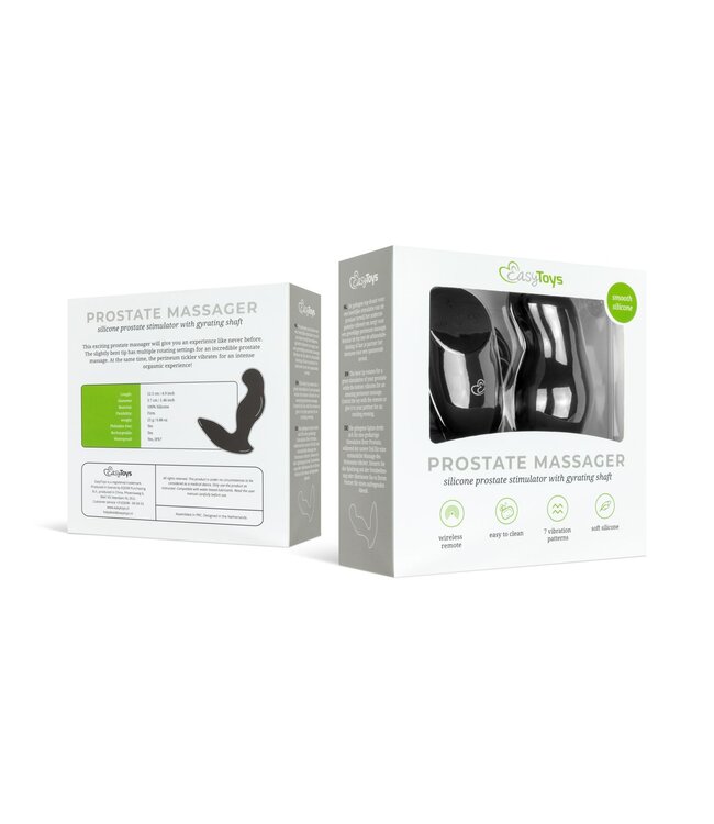 Easytoys Anal Collection Vibrerende Prostaat Vibrator Met Draadloze Afstandsbediening