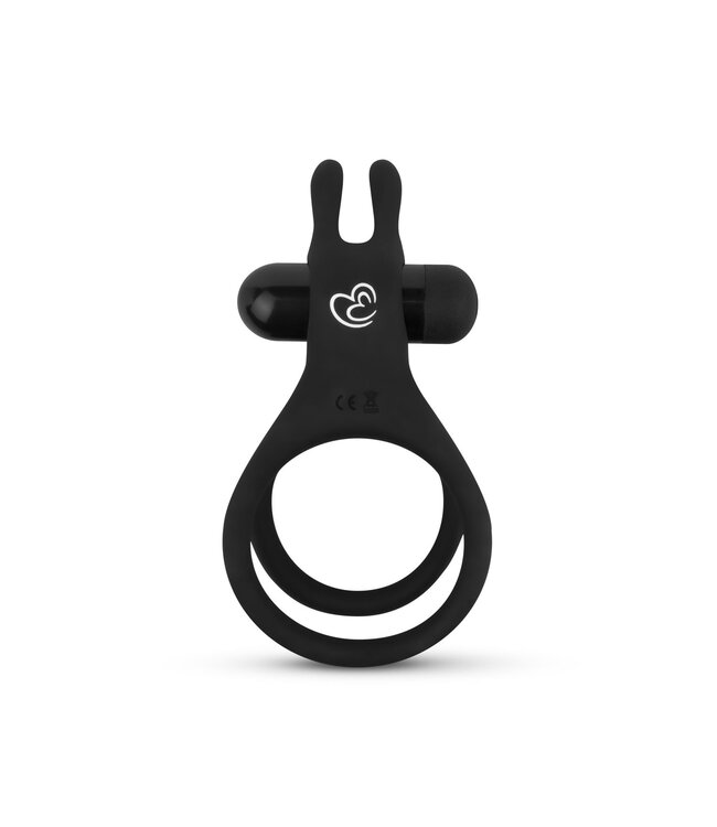 Easytoys Men Only Share Ring - Dubbele Vibrerende Cockring Met Rabbit Oortjes