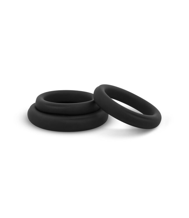 Easytoys Men Only Siliconen Set Cockringen In 3 Afmetingen