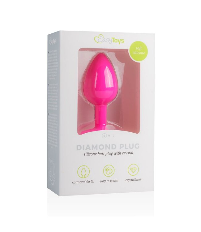 Easytoys Anal Collection Diamond Plug Klein - Roze