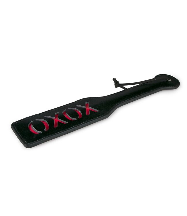 Easytoys Fetish Collection Easytoys Fetish - Zwarte Leren Paddle XOXO