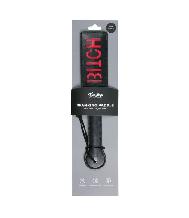 Easytoys Fetish Collection Easytoys Fetish - Zwarte Leren Paddle - Bitch