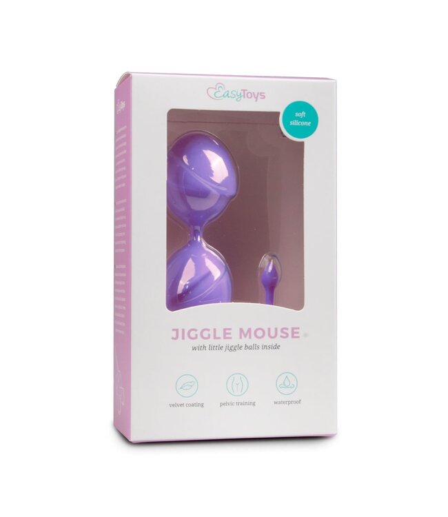 Easytoys Geisha Collection Dubbele vaginaballetjes - paars