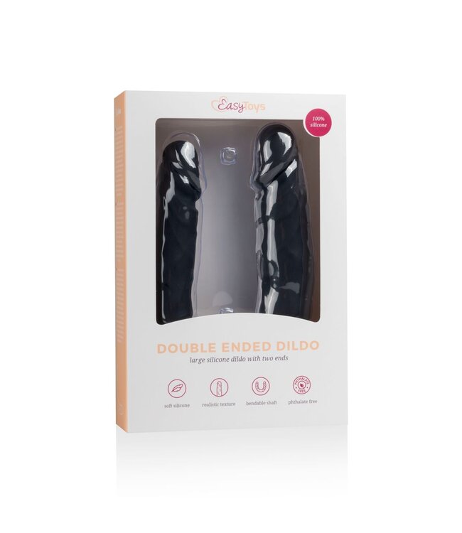 Easytoys Dildo Collection Double Ended Dildo - Zwart