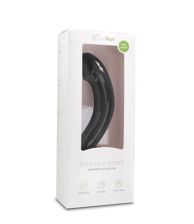 Easytoys Anal Collection Zwarte siliconen prostaat dildo