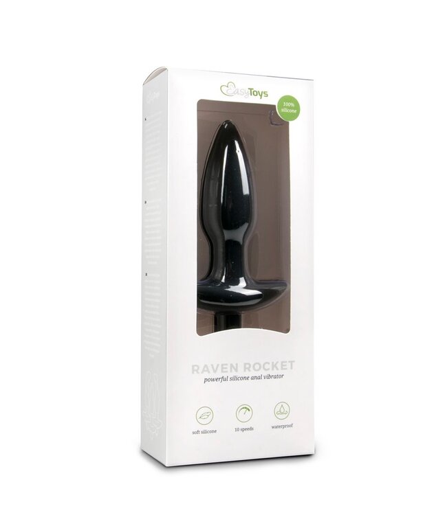Easytoys Anal Collection Vibrerende buttplug - zwart