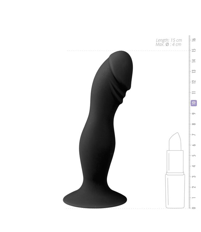 Easytoys Anal Collection Siliconen Dildo Met Zuignap - 13.5 cm