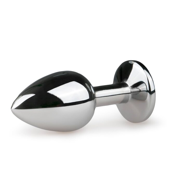 Easytoys Anal Collection Metalen buttplug Zilver/Roze - S