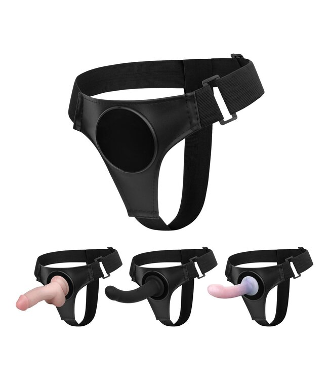 Easytoys Fetish Collection Easytoys Fetish - Harness Met Zuignap - Zwart