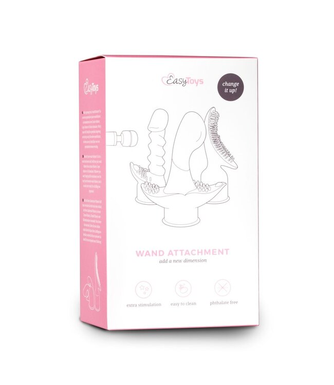 Easytoys Wand Collection EasyToys Wand Collection – Opzetstuk Voor Clitoris Stimulatie - Zwart