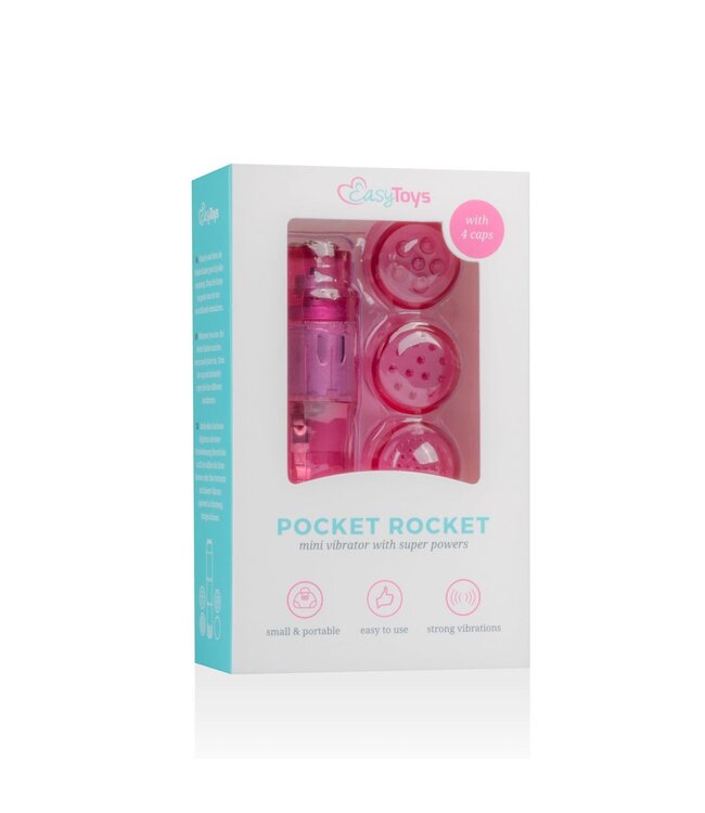 Easytoys Mini Vibe Collection Easytoys Pocket Rocket - Roze