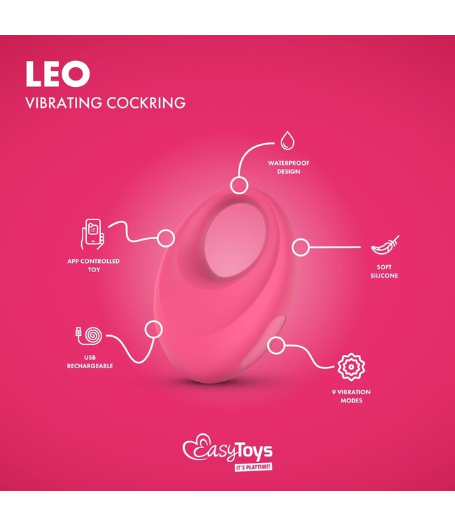 EasyConnect EasyConnect - Vibrerende Cockring Leo app gestuurd