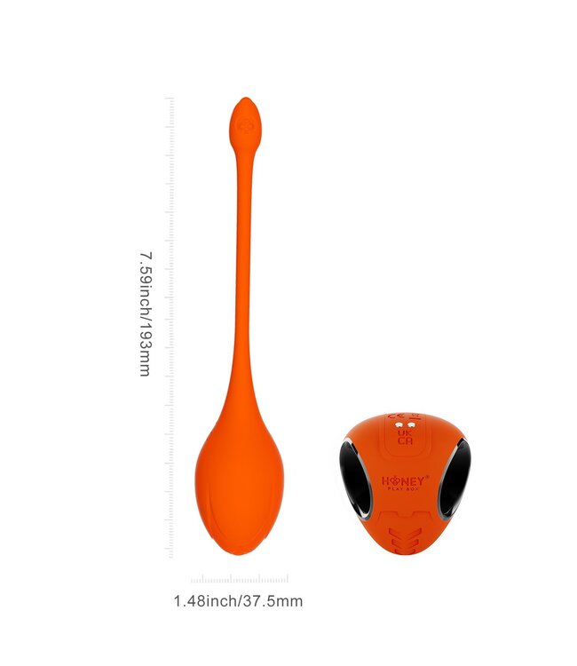 HoneyPlayBox HoneyPlayBox - LILI App-bestuurde Eivibrator Oranje