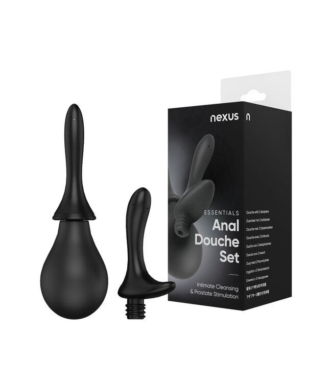 Nexus Nexus - Intieme Douche Set Met Twee Siliconen Tuitjes