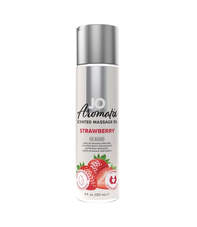 System JO System JO - Aromatix Scented Massage Oil Aardbei -120 ml