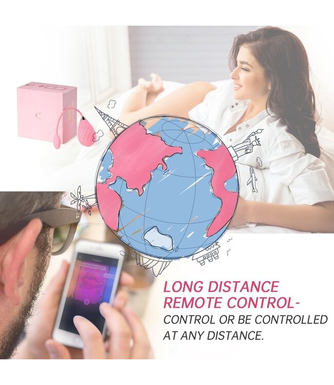 Magic Motion Magic Sundae App Controlled Vibratie Eitje - Roze