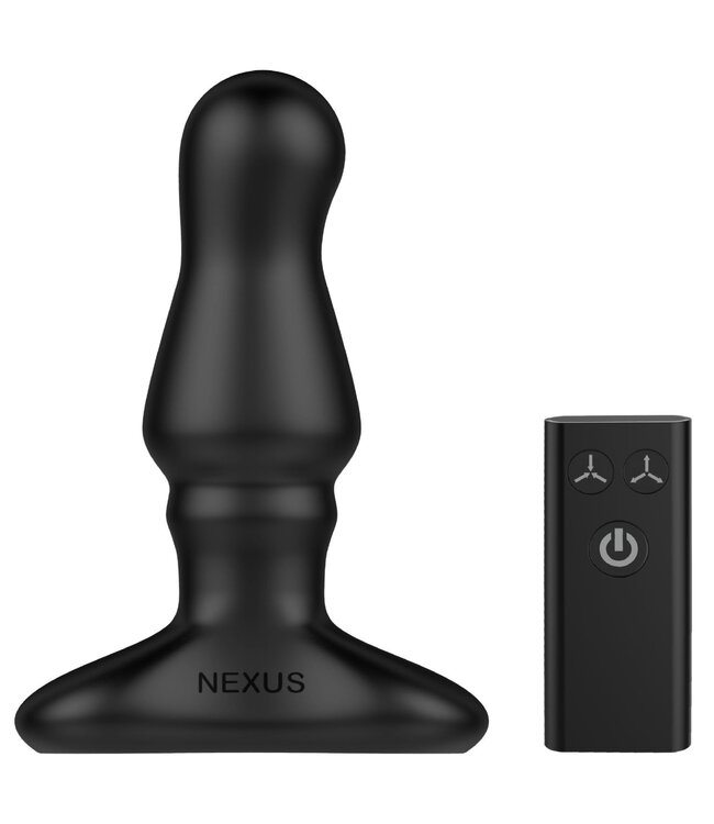 Nexus Nexus - Bolster Vibrerende en Opblaasbare Prostaat Plug - diameter 46 mm