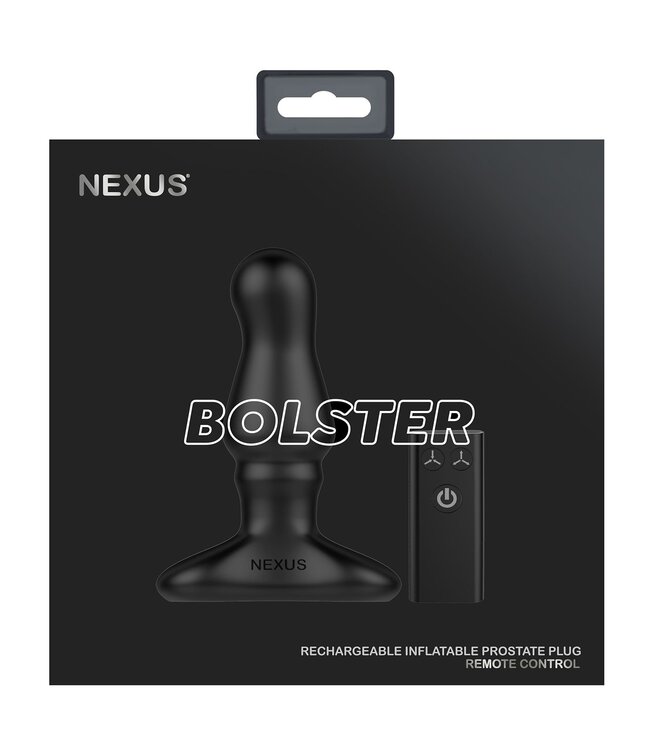 Nexus Nexus - Bolster Vibrerende en Opblaasbare Prostaat Plug - diameter 46 mm