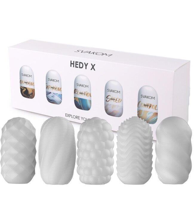 Svakom SVAKOM - Hedy X Masturbator - Mixed Textures - 5 stuks