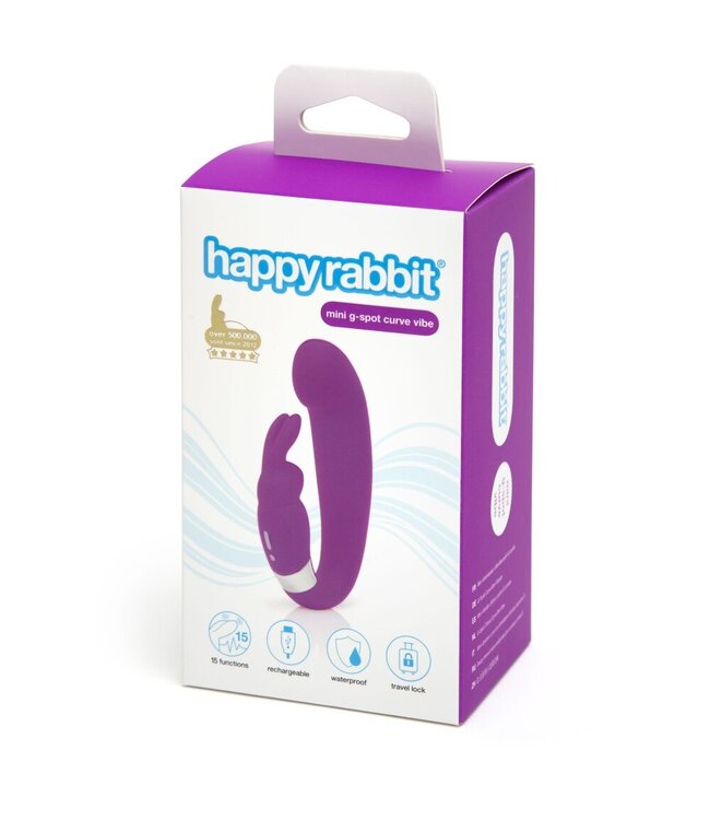 Happy Rabbit Happy Rabbit – G-Spot Clitorale Vibrator – Paars
