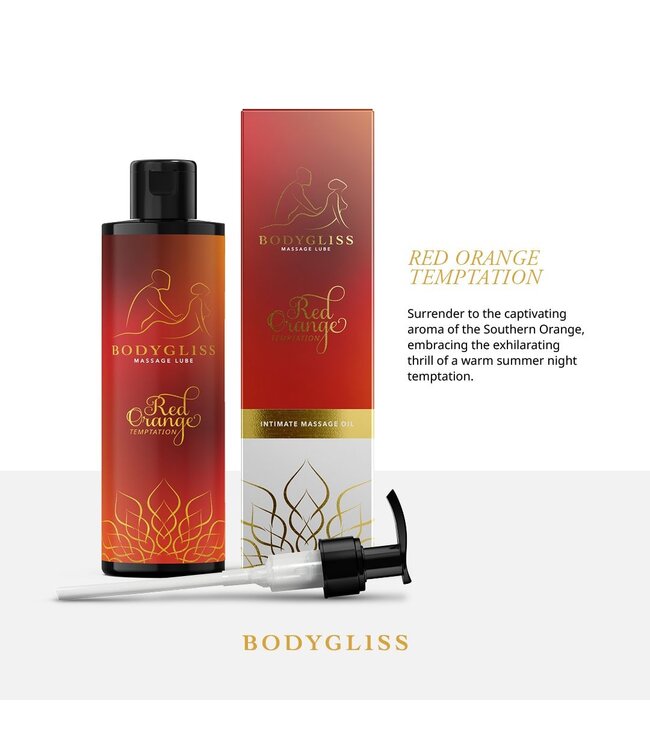 BodyGliss BodyGliss - Massage Olie En Glijmiddel in 1 Rode Sinaasappel - 150 ml