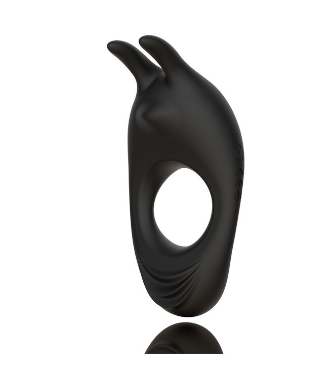 FeelzToys FeelzToys - Zeus Dual Vibe Penisring Zwart