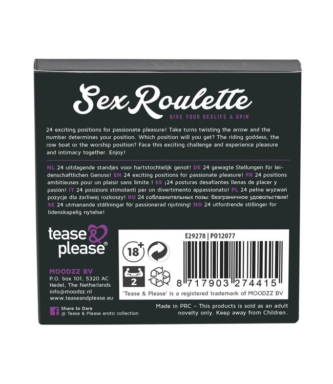 Tease & Please Tease & Please - Sex Roulette Kamasutra