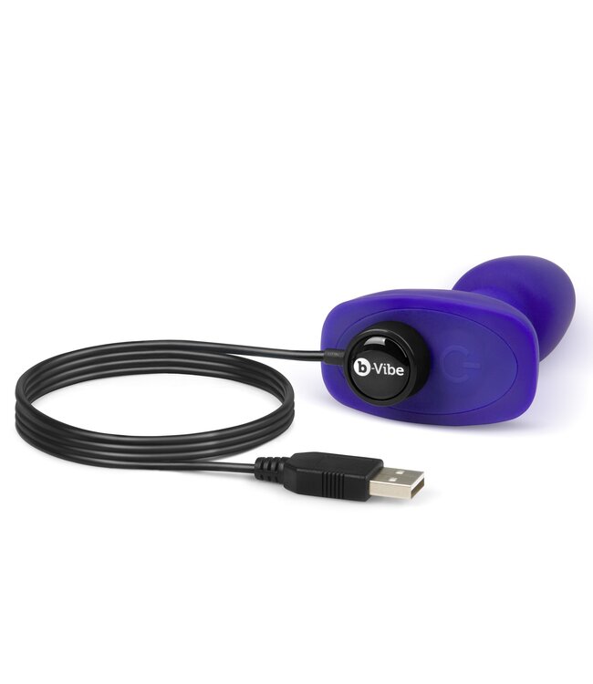 b-Vibe B-Vibe - Rimming Petite Remote Control Plug Paars