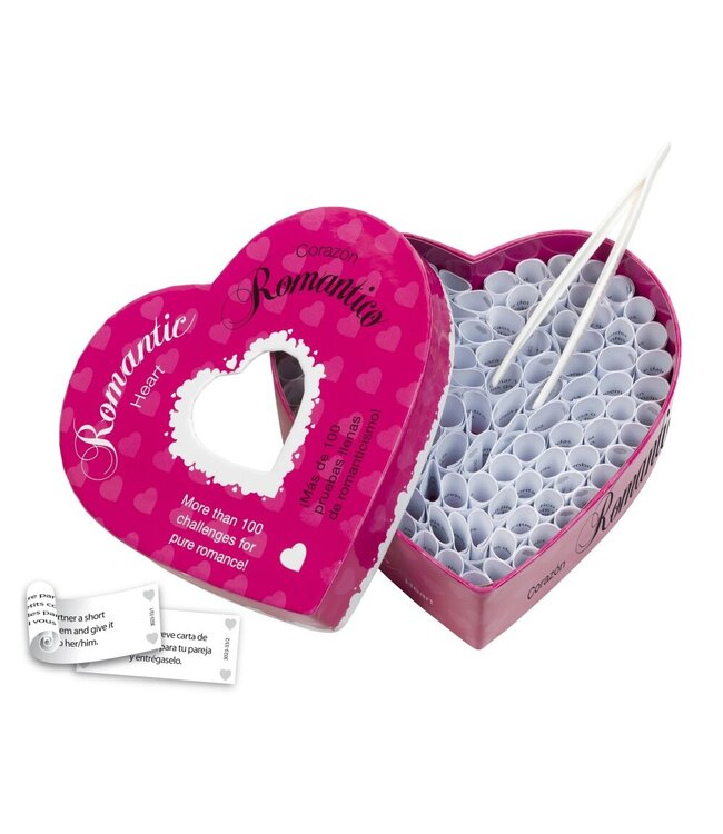 Tease & Please Romantic Heart - Romantisch Uitdagingsspel voor Koppels- EN/ES
