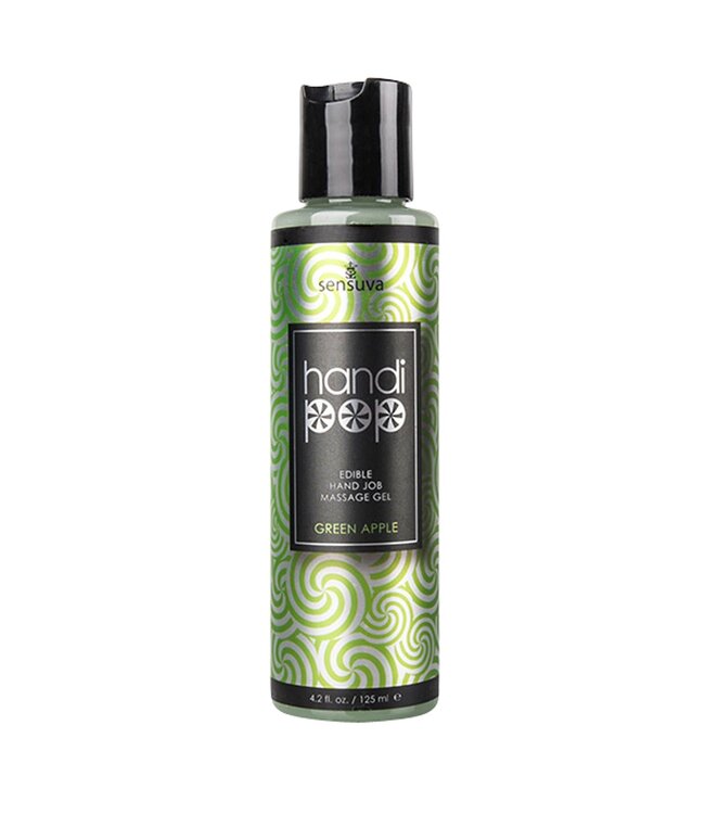 Sensuva Sensuva - Handipop Handjob Massagegel Groene Appel - 125 ml