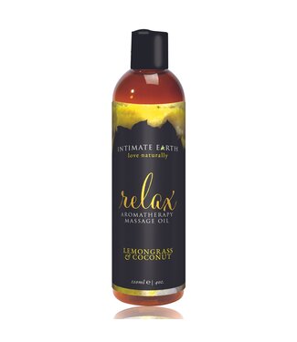 Intimate Earth Intimate Earth - Relax Massageolie Citroengras en Kokosnoot - 120 ml