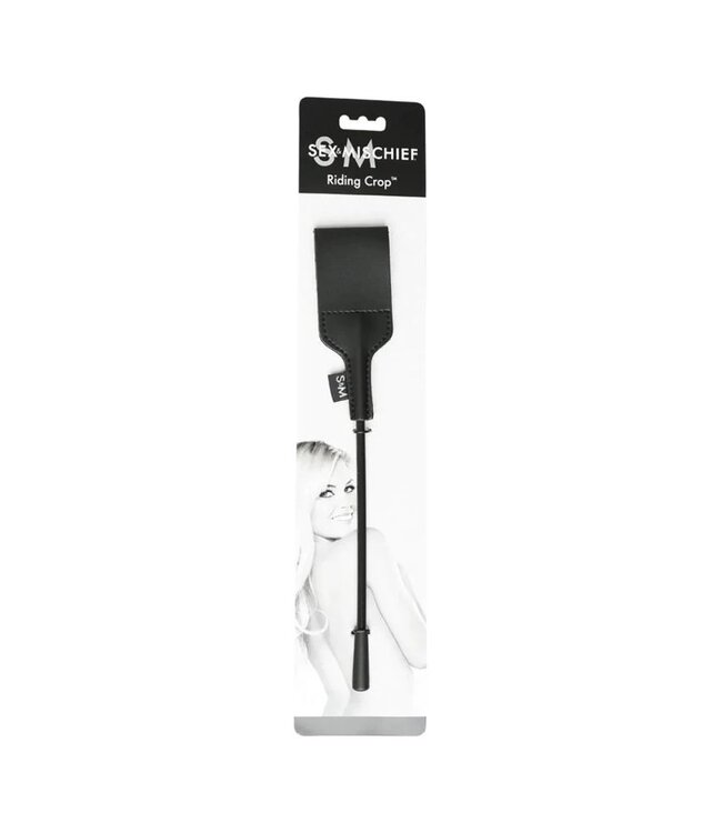 Sportsheets SPORTSHEETS – SEX & MISCHIEF Riding Crop – Zwart 31 cm