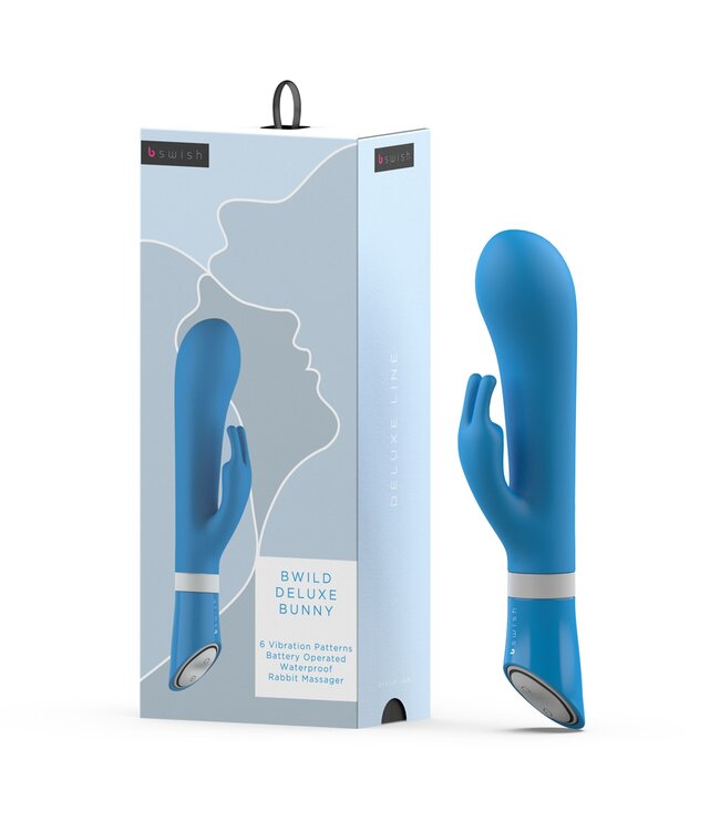 B Swish B Swish - bwild Deluxe Bunny Rabbit Vibrator Blauw