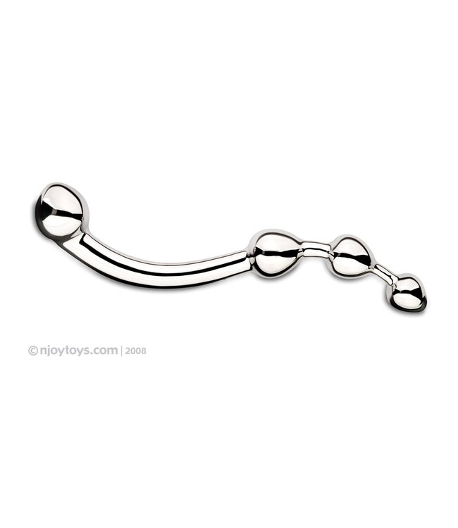 njoy Njoy Fun Wand - G-Spot/Prostaat Dildo - Zilver