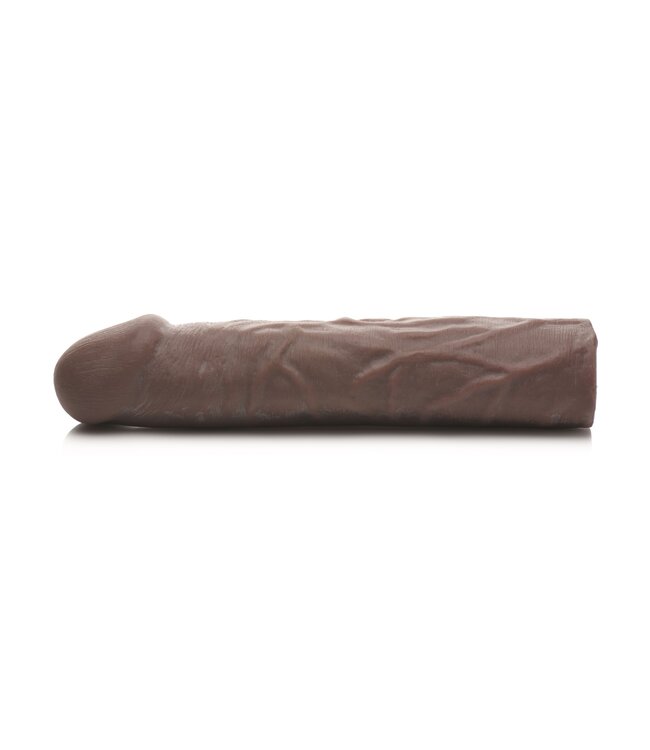 XR Brands JOCK Extra Lange Penis Sleeve 22,5 cm - Bruin