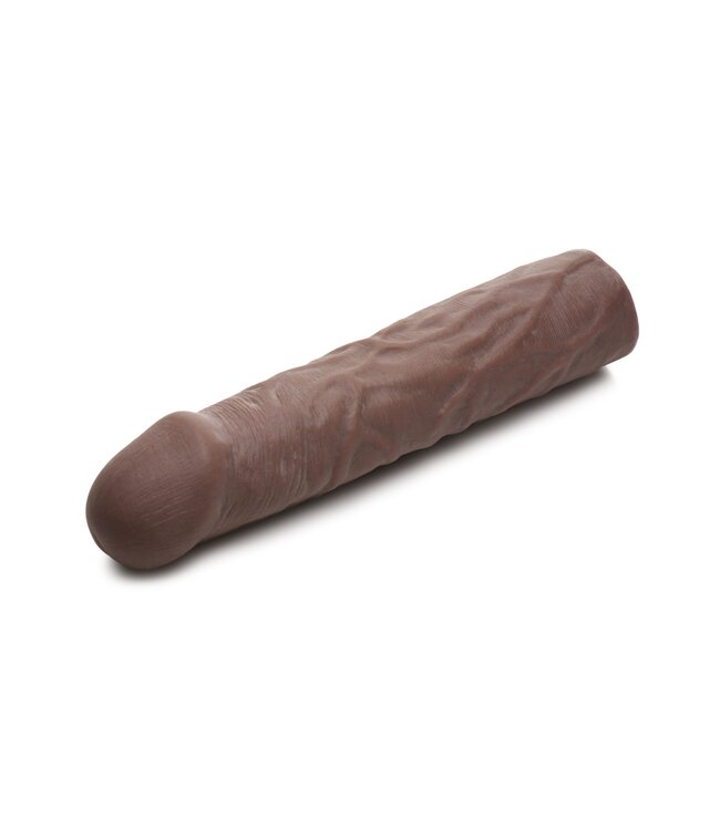 XR Brands JOCK Extra Lange Penis Sleeve 22,5 cm - Bruin