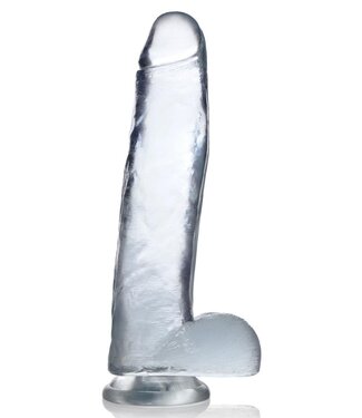 XR Brands Jock C-Thru Transparante Dildo - 31 cm.