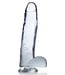 XR Brands Jock C-Thru Transparante Dildo - 31 cm.