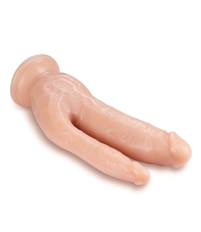 Dr Skin Dr. Skin - Dubbele Dildo 21 cm - Vanilla
