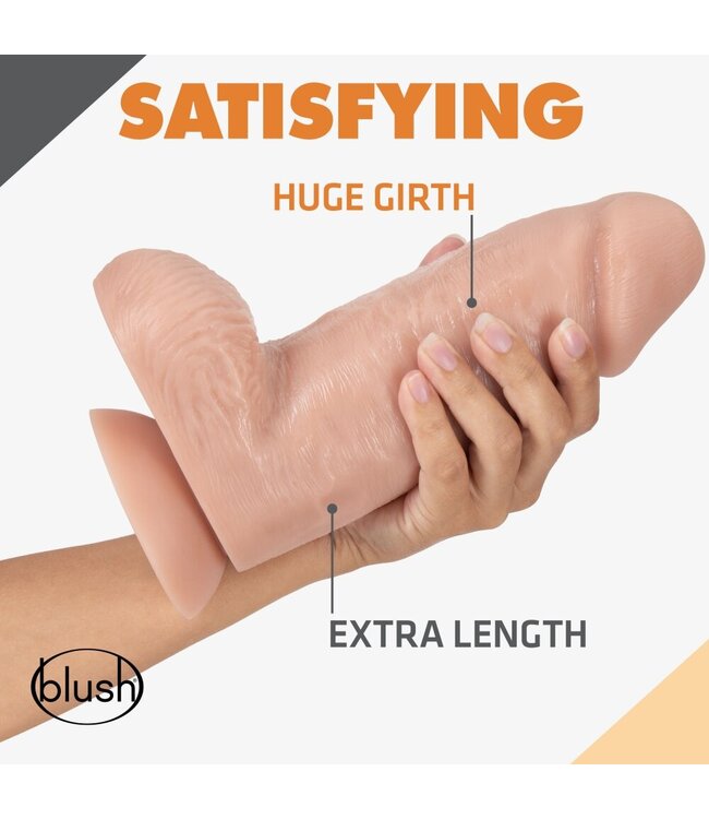 Dr Skin Dr. Skin - Dr. Chubbs Dildo Met Zuignap 25 cm - Vanilla
