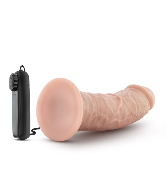 Dr Skin Dr. Skin - Dr. Joe Vibrator Met Zuignap 20 cm - Vanilla