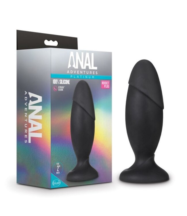 Anal Adventures Anal Adventures Platinum - Silicone Rocket Grote Anaal Plug