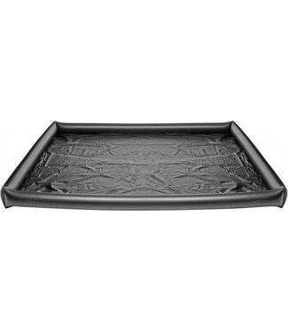 XR Brands Opblaasbaar Vinyl Laken - Zwart