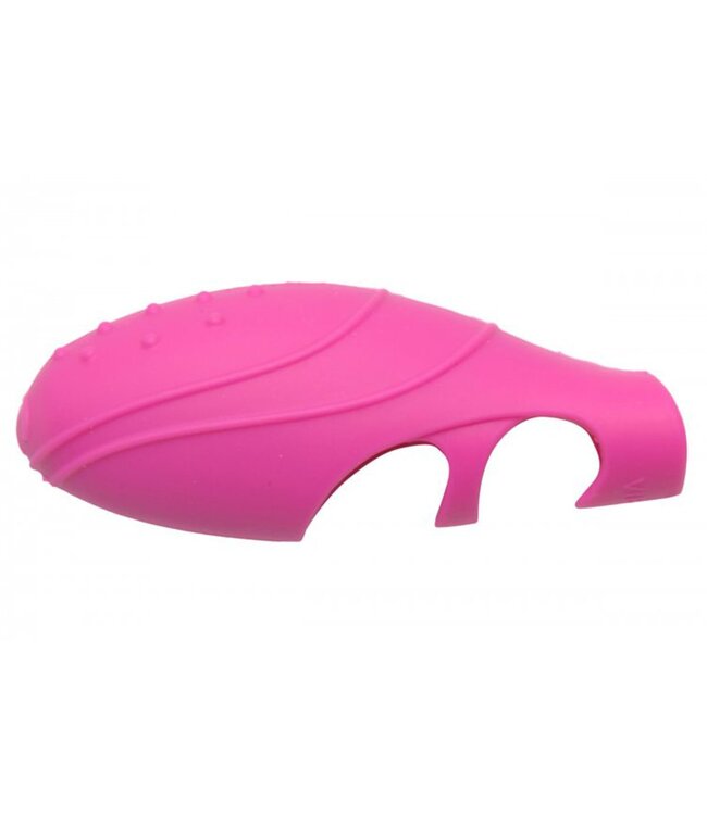 XR Brands Siliconen G-Spot Vinger Vibrator - Roze