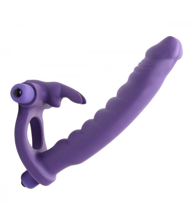 XR Brands Frisky - Double Delight Vibrerende Penisring Met Vibrator