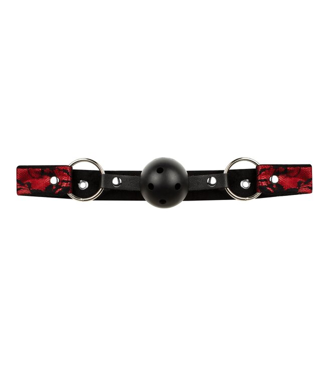 Bedroom Fantasies Bedroom Fantasies - Lace & Leather Look - 8-delige Bondage Set - Rood