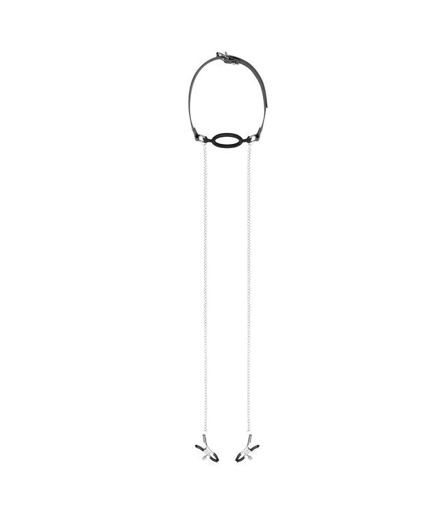 Bedroom Fantasies Tepelklemmen & Siliconen Gag Ring